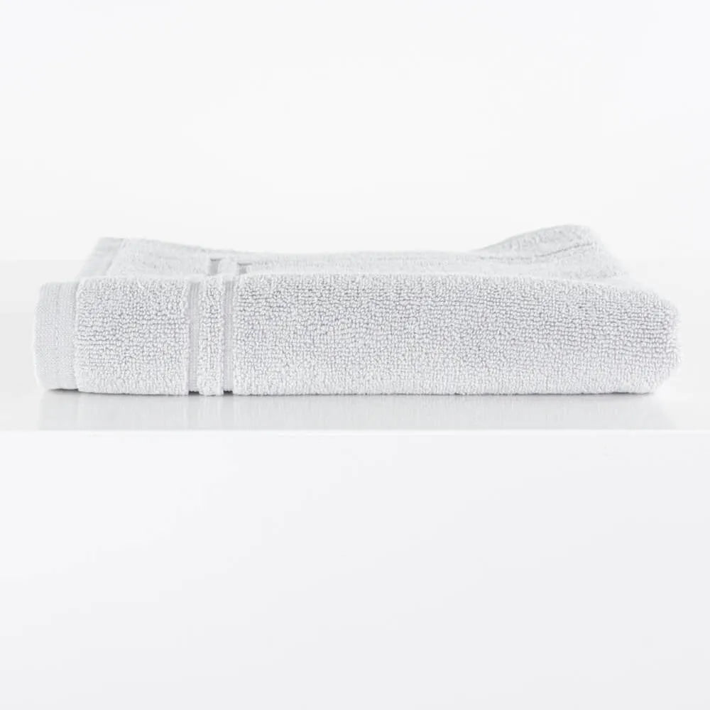 Alfombrilla de Baño Felpo Dos Rayas Gris