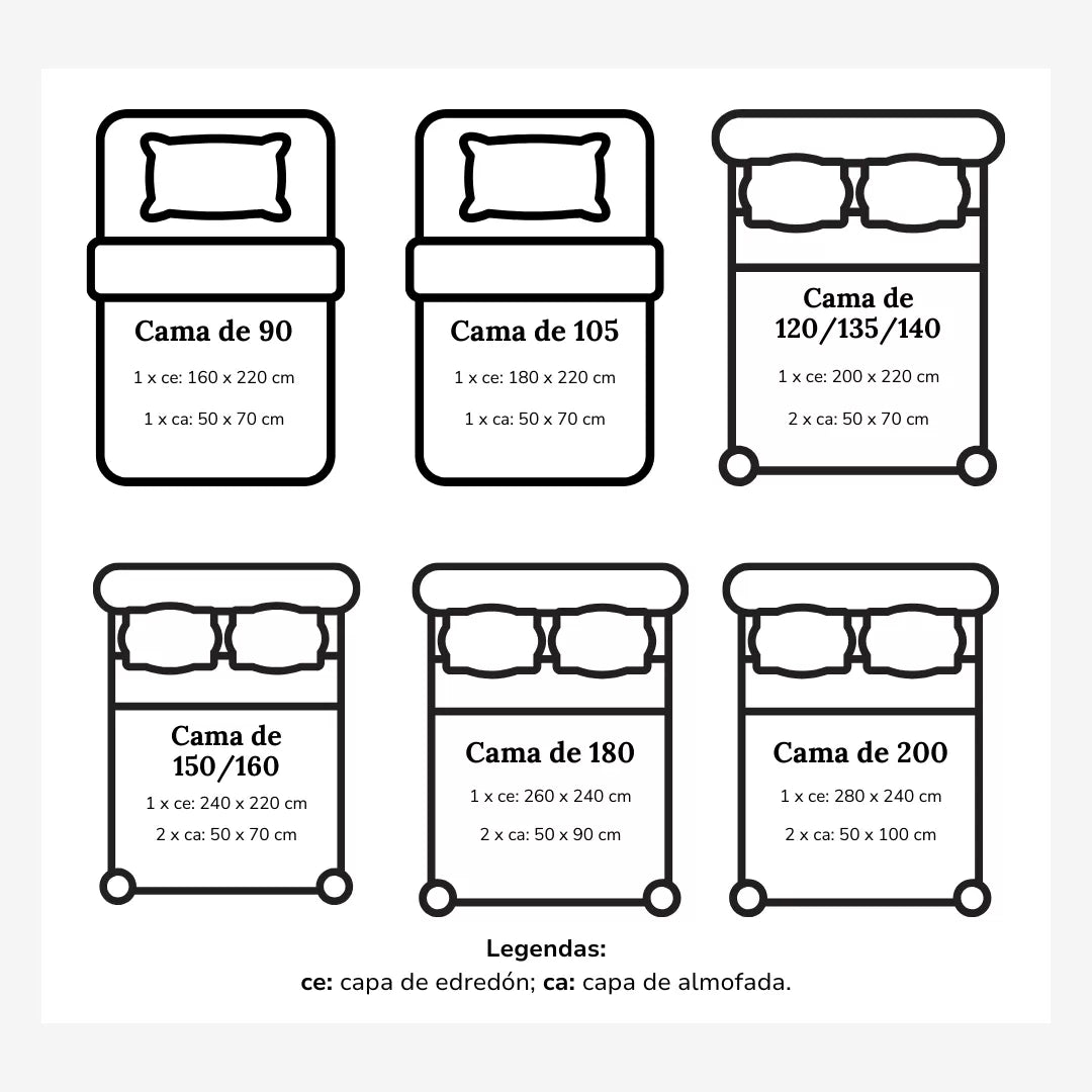 Capa de Edredón Riscas Verdes