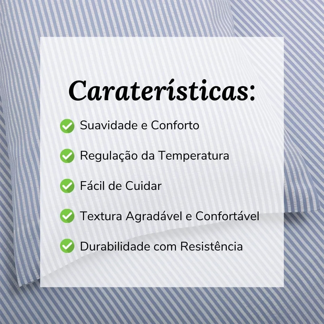 Capa de Edredón Riscas Azul