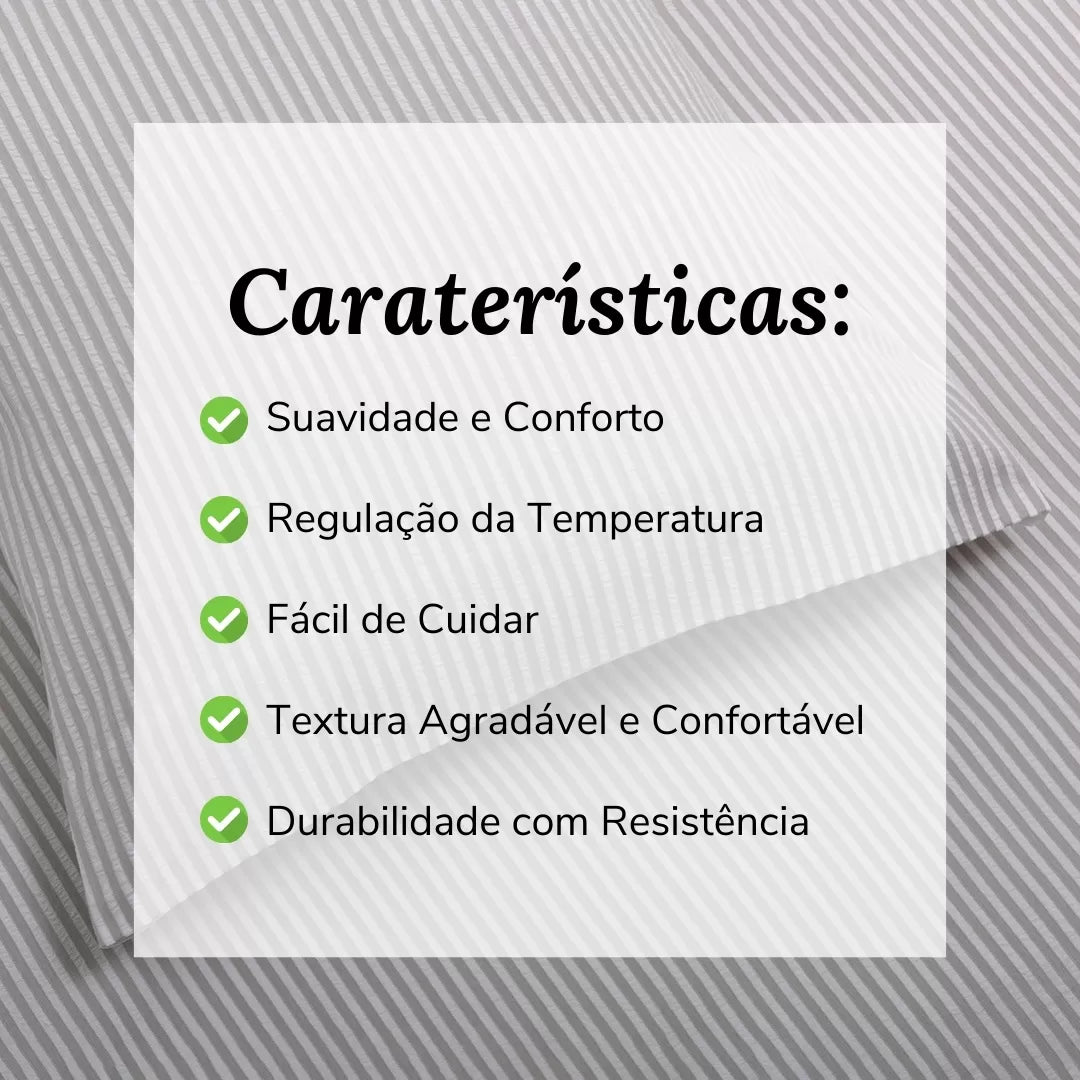 Funda Nórdica Rayas Grises