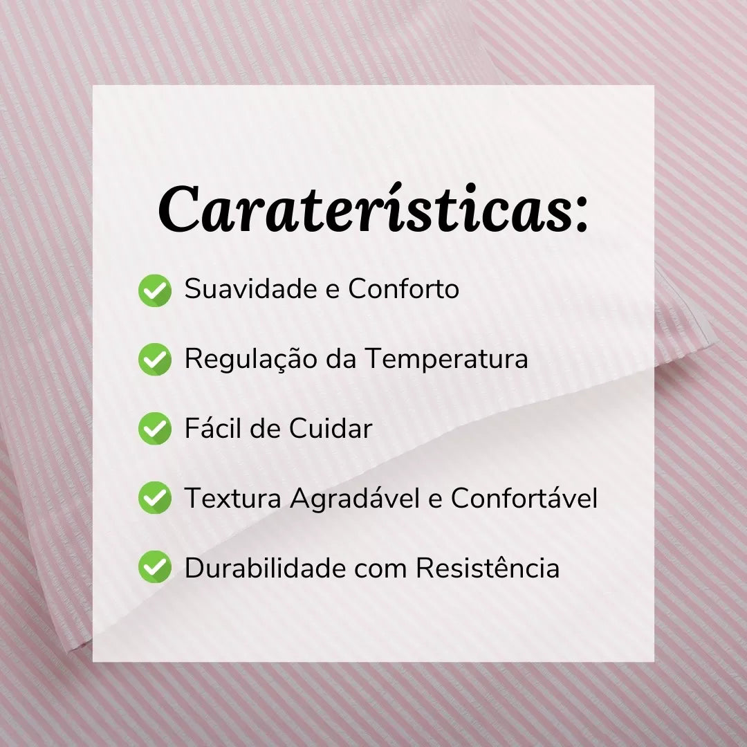 Funda Nórdica Rayas Rosas