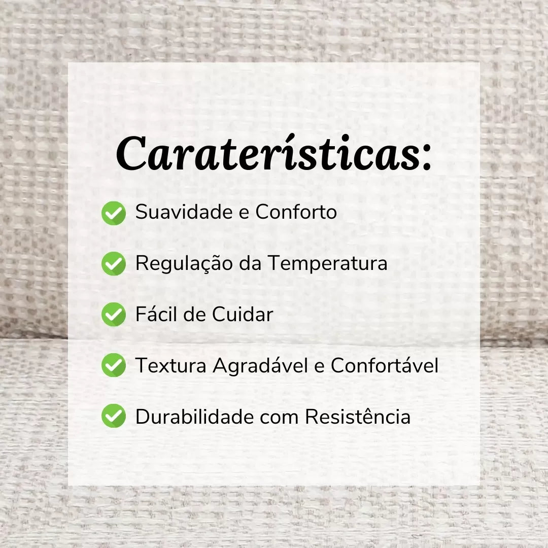 Funda Nórdica Waffle Lino