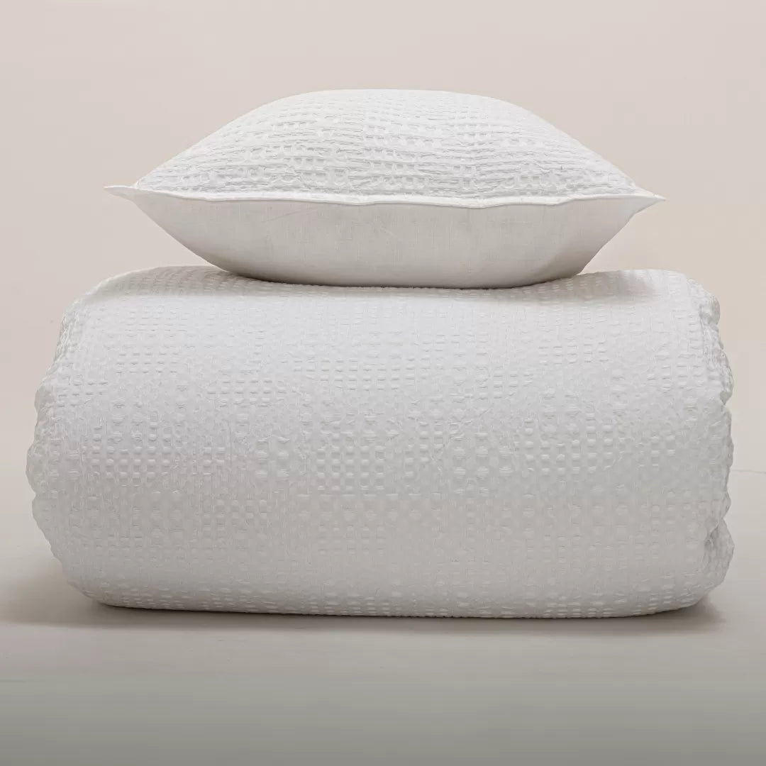 Funda Nórdica Waffle Blanco
