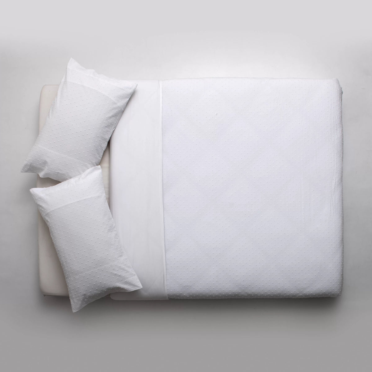 Capa de Edredón Plumeti Branco