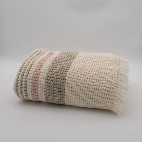 Manta Lúcia Cor-de-Rosa