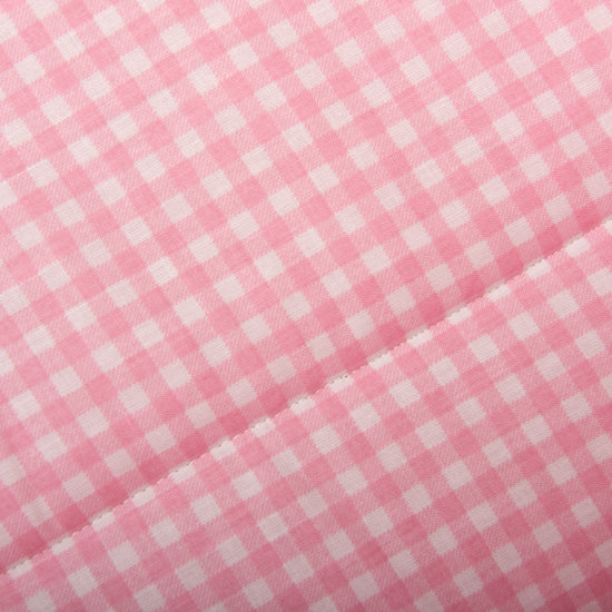 Edredão Berço Vichy Cor-de-Rosa