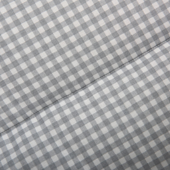Edredón Cuna Vichy Gris