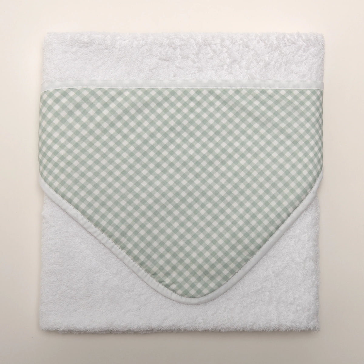 Toalha c/ Capuz Vichy Verde
