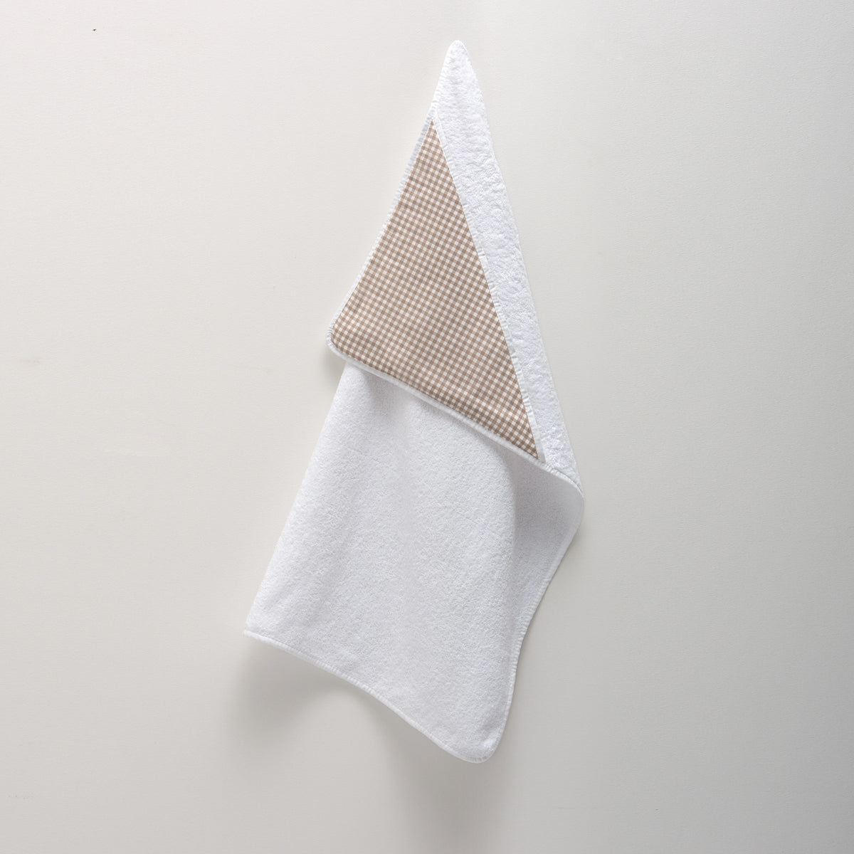 Toalha c/ Capuz Vichy Camel