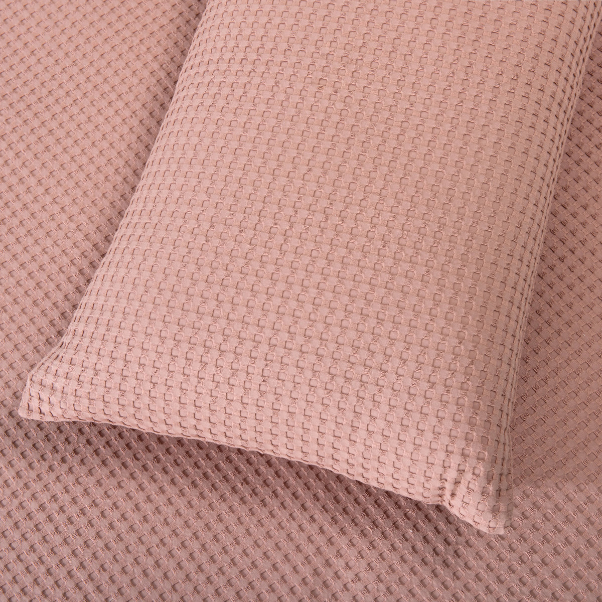 Edredão Favão Favo de Mel Cor-de-Rosa