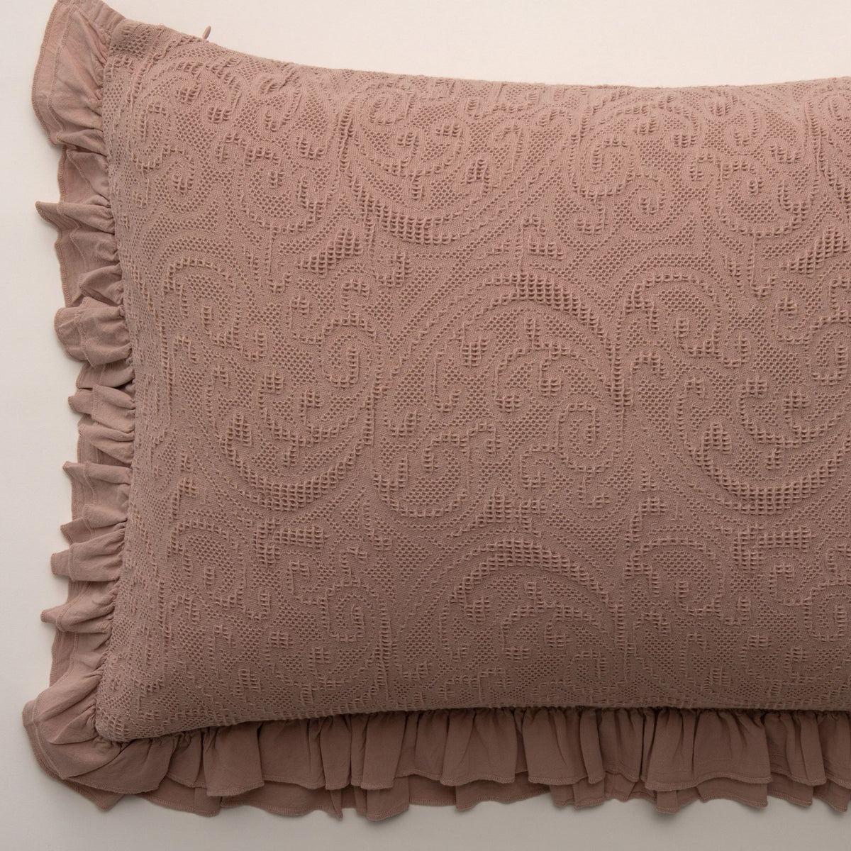 Almofada de Algodão Rosa
