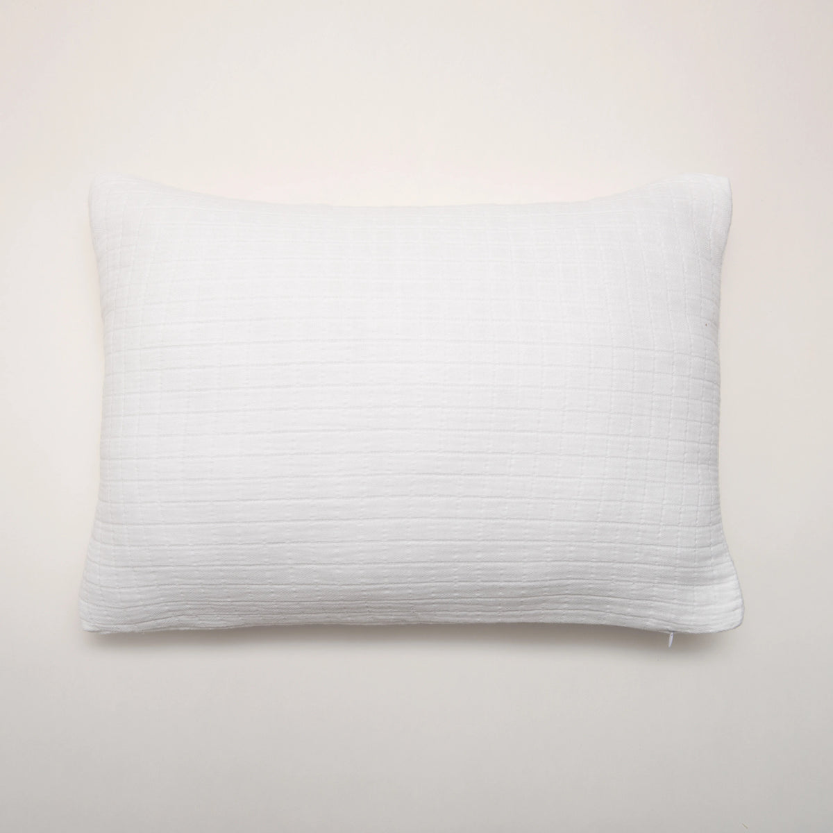 Cojín en Muselina de Algodón Blanco 35x50 cm Stonewashed – Nuria