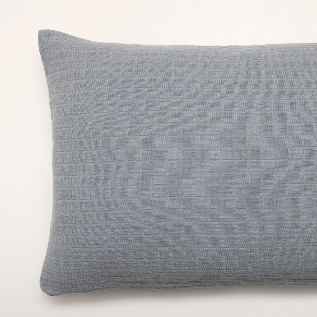 Cojín de Muselina de Algodón Gris 35x50 cm Stonewashed - Nuria