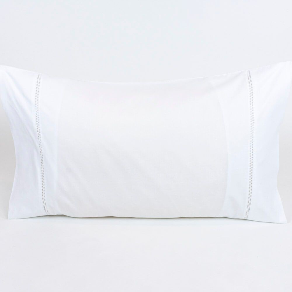 Par de Fundas de Almohada 729 Blanco 50 x 80 cm