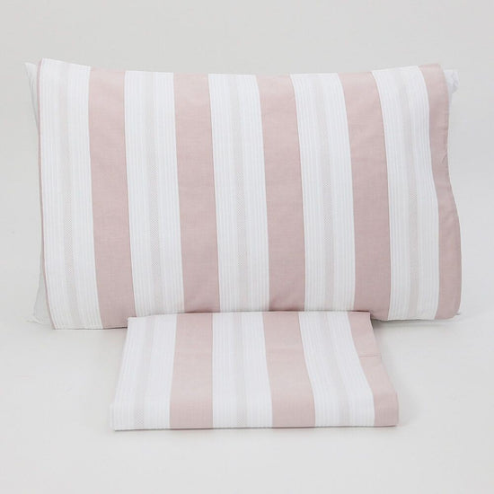 Funda Nórdica Pregas Rosa