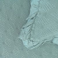 Colcha Alma Verde Agua