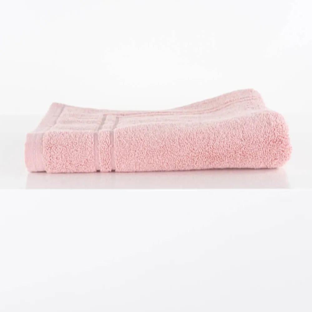 Saída de Banho Felpo Duas Riscas Cor-de-Rosa