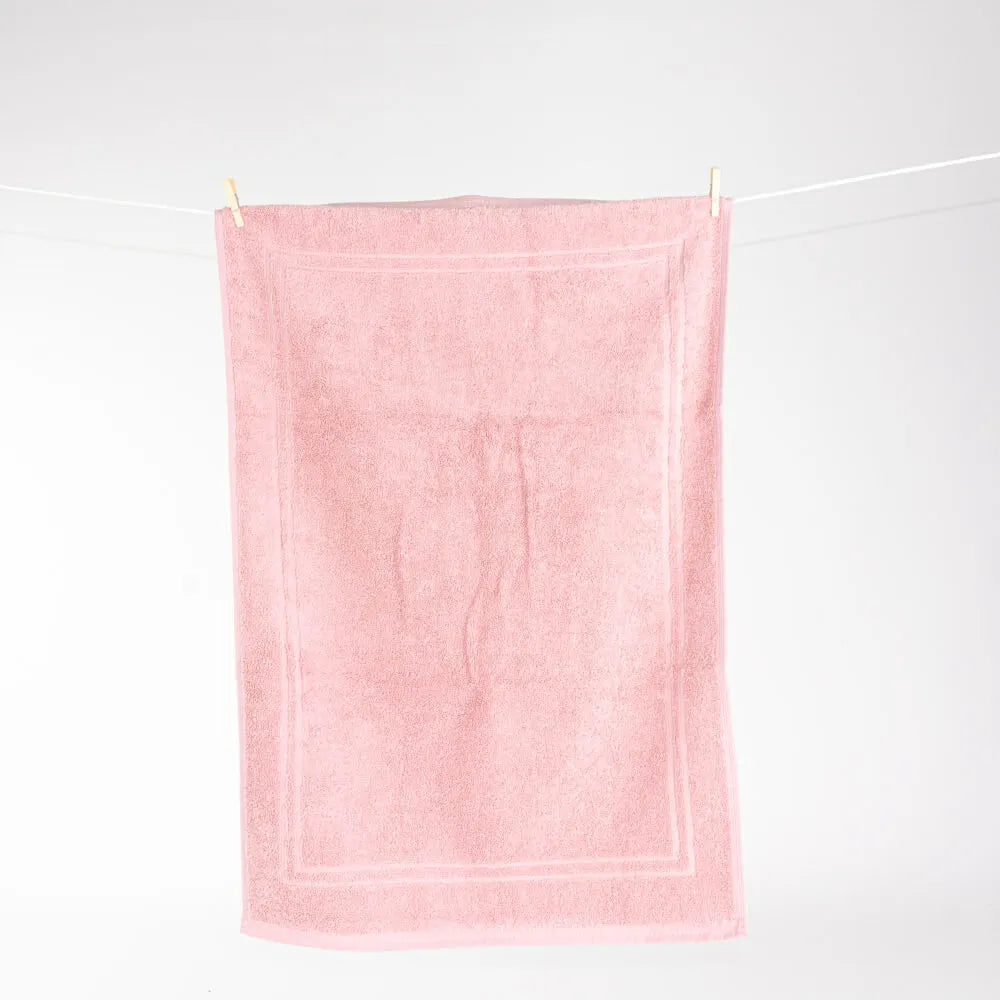 Saída de Banho Felpo Duas Riscas Cor-de-Rosa