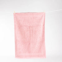 Saída de Banho Felpo Duas Riscas Cor-de-Rosa