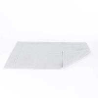 Alfombrilla de Baño Felpo Dos Rayas Gris