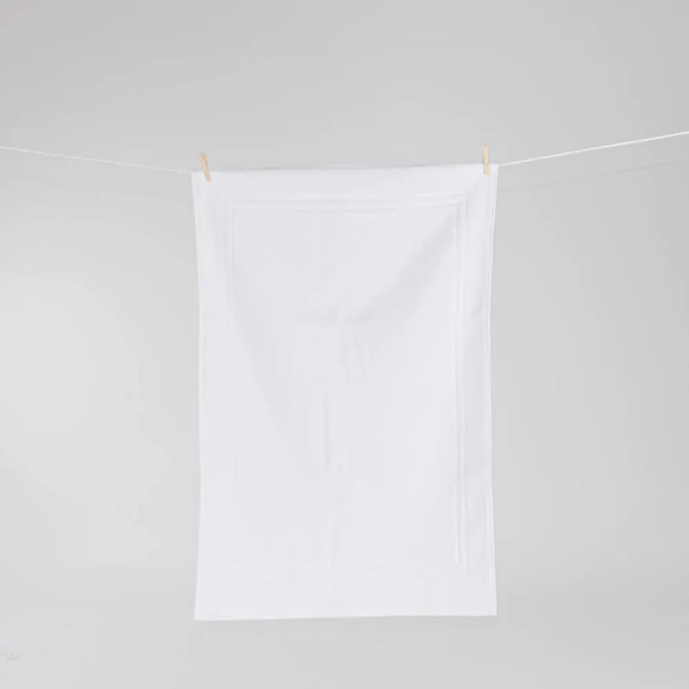 Saída de Banho Felpo Duas Riscas Branco