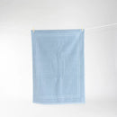 Alfombrilla de Baño Felpo Dos Rayas Azul