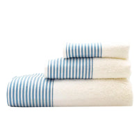 (3 Peças) Toalhas 548 Azul