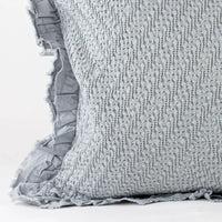Cojín de Colcha con Volante Gris