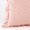 Cojín de Colcha con Volante Rosa Palo