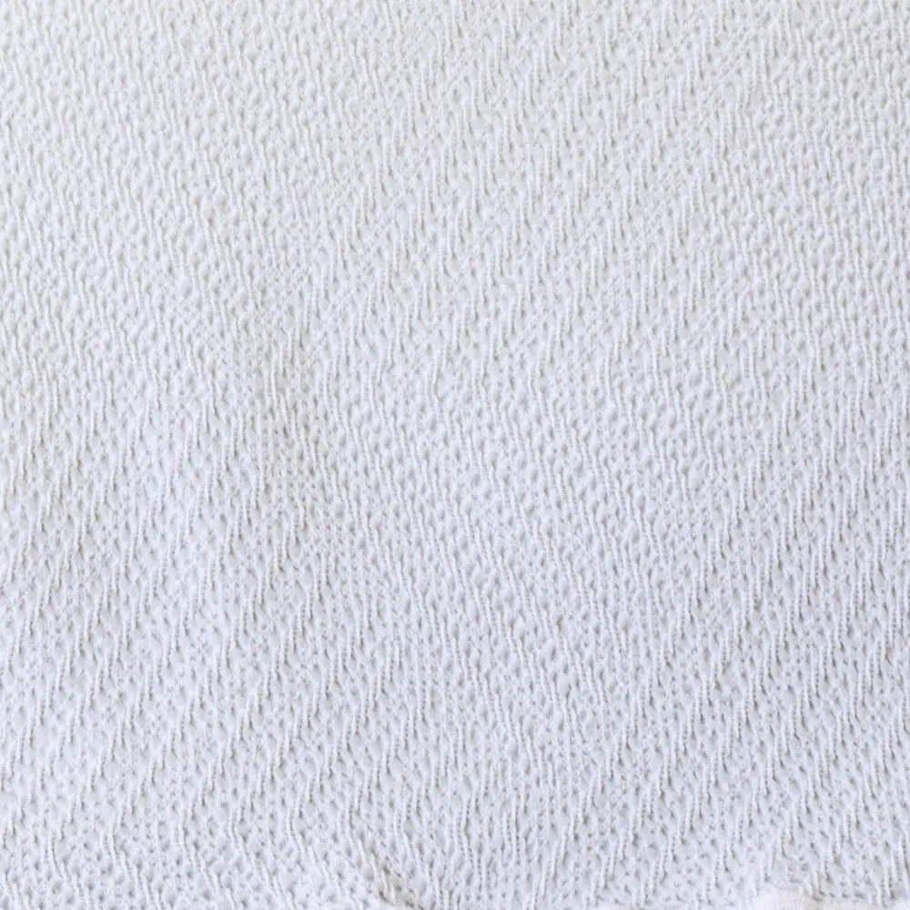 Colcha con Volante Blanco