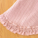 Colcha com Folho Rosa Seco