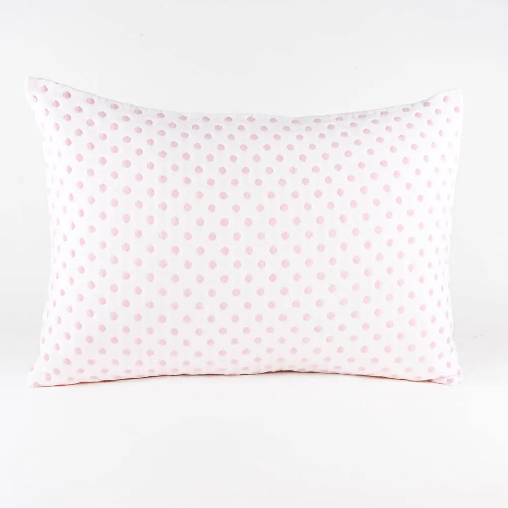 Almofada de Colcha Bolinhas Rosa