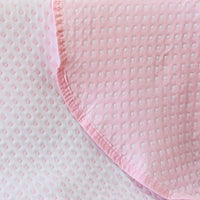 Colcha Bolinhas Rosa Reversível