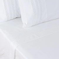 (600 Hilos) Sábanas Bela Blanco