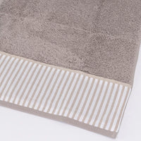 Toalhas Riscas Taupe