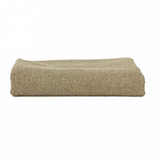 Tapa Pés de Algodão Liso Camel