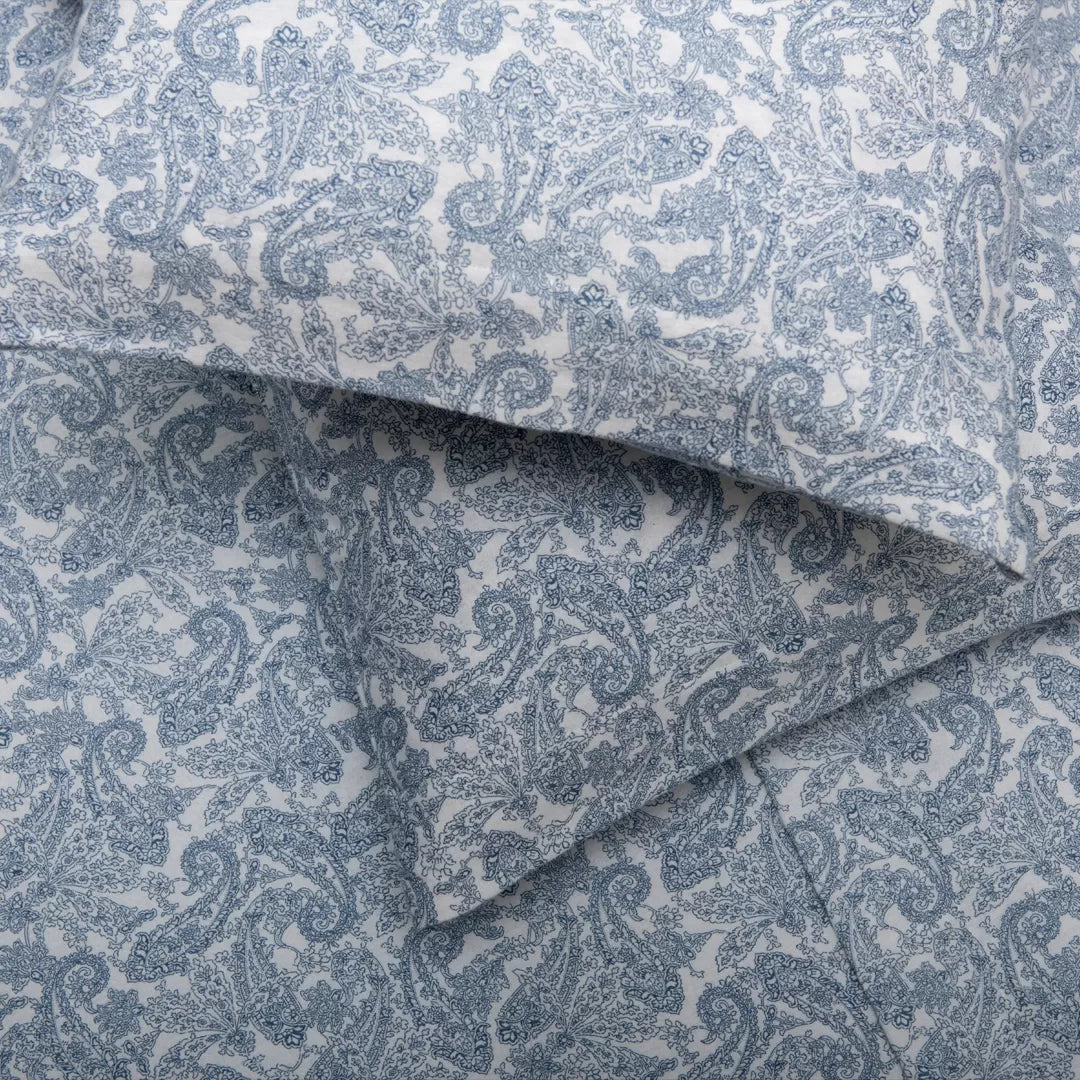 Sábanas Franela Cornucópias Azul