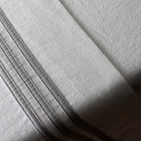 Lençóis de Flanela Riscas Cinzento