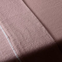 Jogo de Lençóis de Flanela Liso Cor-de-Rosa