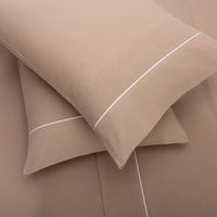 Lençóis de Flanela Liso Camel