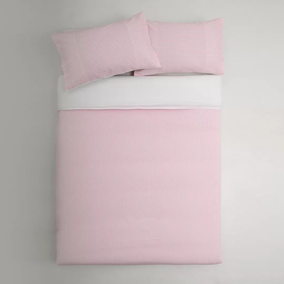 Capa de Edredón Riscas Cor-de-Rosa