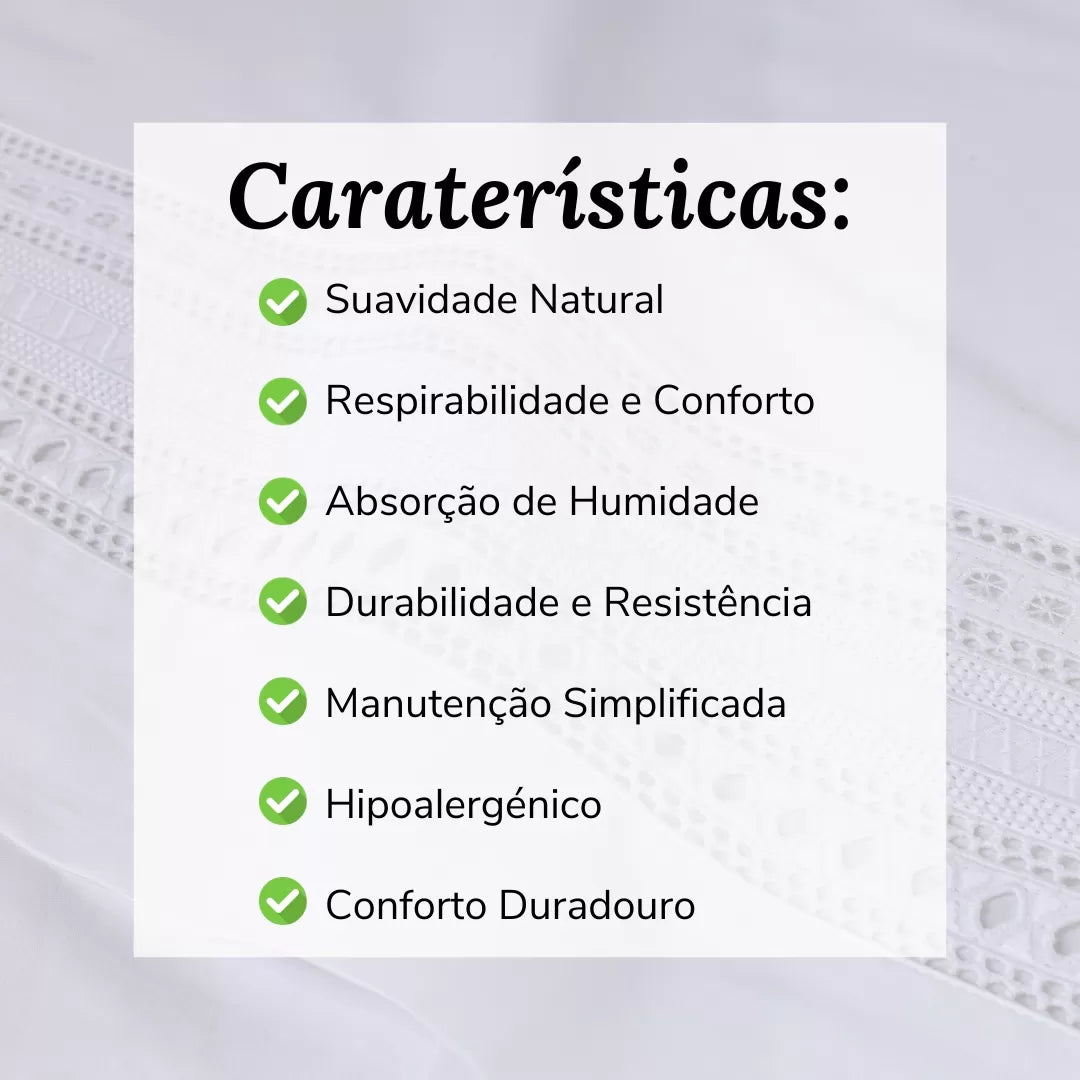 Lençóis Bordados