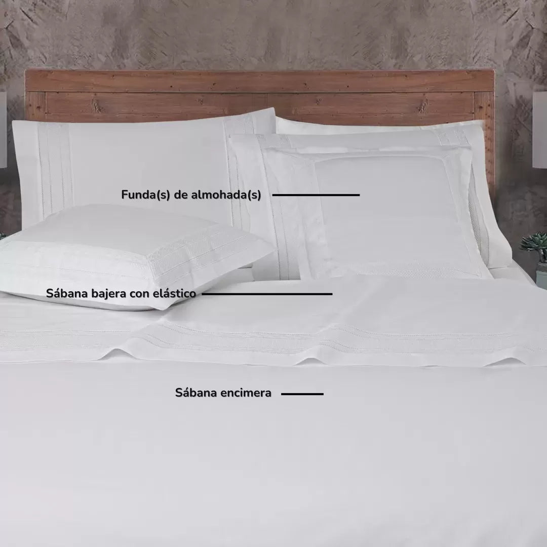 Sábanas bordadas