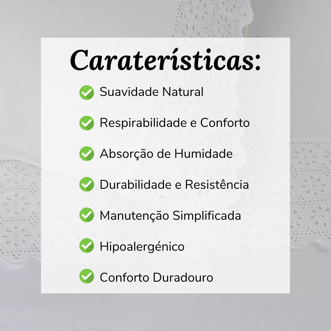 Lençóis Bordados