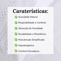 Lençóis Bordados de 200 Fios