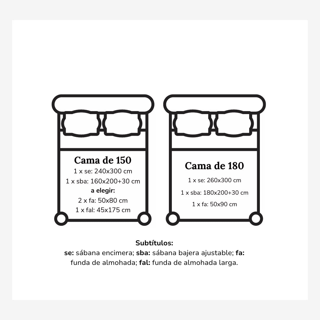 Sábanas Bordadas de 1000 Hilos