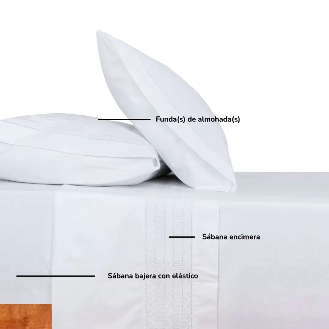 Sábanas Bordadas de 600 Hilos