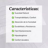 Sábanas Bordadas de 600 Hilos