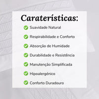 Lençóis Bordados de 200 Fios