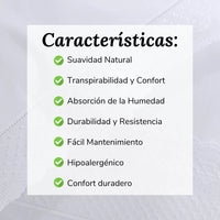 Sábanas bordadas de 200 hilos